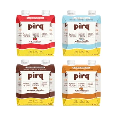 Pirq Plant Protein Shake 4PK product packaging