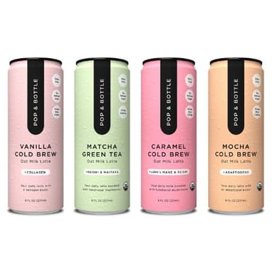 Functional Oat Milk Lattes product packaging